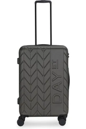 Day Et Hartschalen-Trolley Chewron, 4 Rollen grün