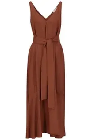 Ivy & Oak Sommerkleid Damen Kleid NELE (1-tlg) braun 42