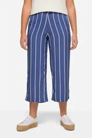 Laurasøn Funktionshose Hose gerades Bein teilelastischer Bund OEKO-TEX blau 56