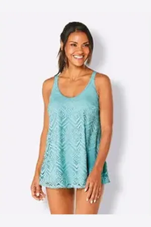 FEEL GOOD Witt Tankini-Top Oversized-Tankini-Top blau 38