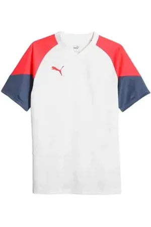 PUMA T-Shirt individualCUP Trikot Kurzarm-Trikots Herren Polyester weiß S