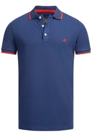 Alessandro Salvarini Poloshirt Herren Polo Shirt ASAdrianii mit gesticktem Logo blau S