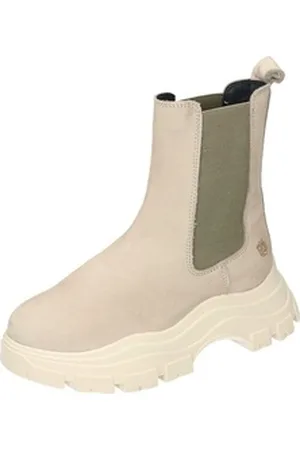 Apple of Eden Stiefeletten Chelseaboots mit Gummizug grau 40 EU