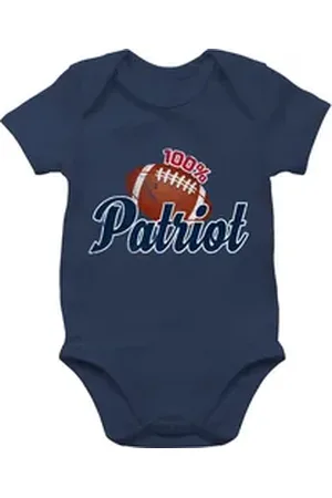 Shirtracer Shirtbody 100% Patriot Sport & Bewegung Baby blau 1/3 Monate