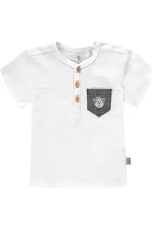 bellybutton T-Shirt T-Shirt (1-tlg) Kinder T-Shirt – Stilvolles & Bequemes Shirt für Jungen & Mädchen weiß 92