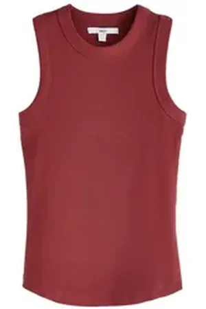 Next Shirttop Geripptes Trägertop mit Racerback (1-tlg) rot 52