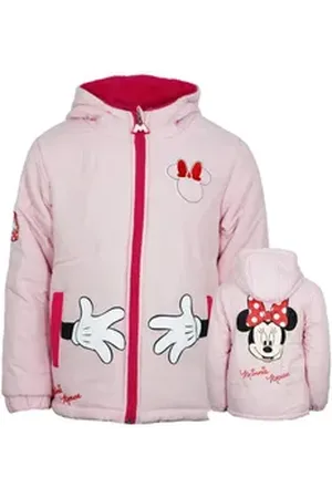 Disney Winterjacke Minnie Maus Kinder Mädchen Jacke Kapuze Gr. 98 bis 128 rosa 98