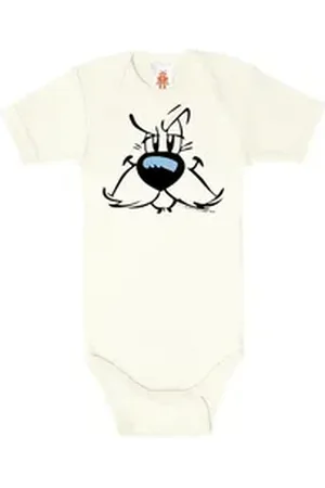 LOGOSHIRT Body mit niedlichem Idefix-Aufdruck weiß 50/56