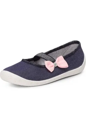 Ladeheid Kinder Mädchen Jungen Hausschuhe LARW008 Hausschuh blau 26 EU