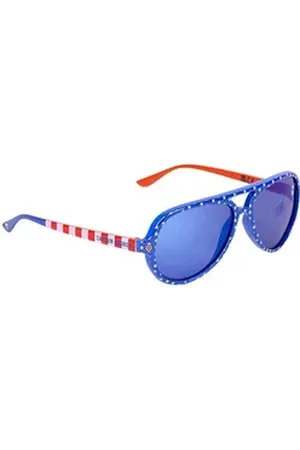 Marvel The Sonnenbrille Captain America für Kinder mit 100% UV Schutz blau