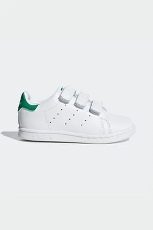 adidas Originals Stan Smith CF I - Ftwr White / Green Sneaker weiß UK 5 1/2K - EU 22