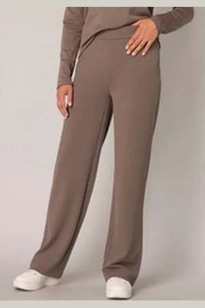 Base Level Treggings Yarah mit elastischem Bund braun 42