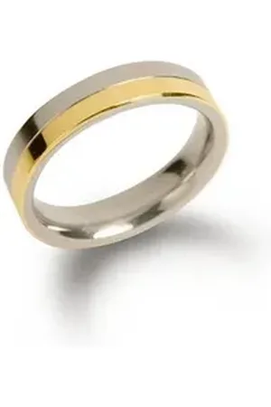 Boccia Titanium Boccia Fingerring Boccia Ring 0129-0269 Titan vergoldet (kein Set, 1-tlg) grau