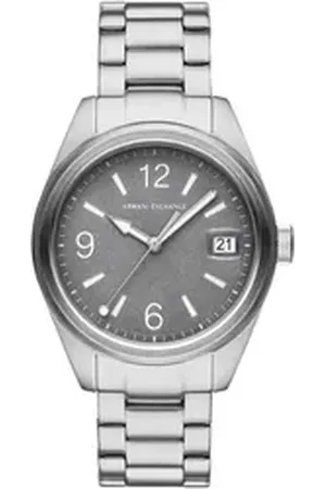 Giorgio Armani ARMANI EXCHANGE Quarzuhr AX1420, Armbanduhr, Damenuhr, Herrenuhr, Edelstahlarmband, analog, Tag silberfarben
