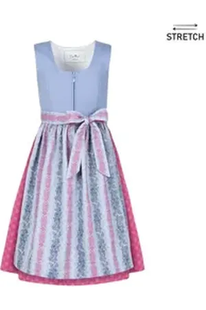 Stoiber Dirndl Kinderdirndl Gesa - blau blau 110