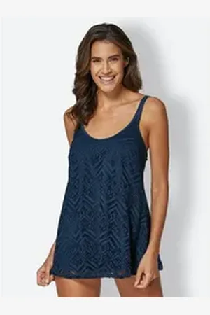FEEL GOOD Witt Tankini-Top Oversized-Tankini-Top blau 40