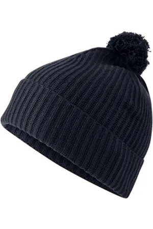 Falke Strickmütze (1-St) aus reinem Kaschmir blau