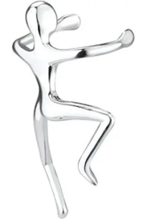 ALEXANDER YORK Ohrklemme Ear Cuff I LITTLE MAN, 925 Sterling Silber silberfarben