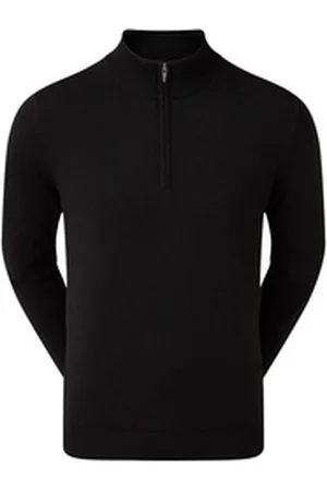 FootJoy Trainingspullover Wollmisch-Pullover, gefüttert, 1/2 RV (1-tlg) schwarz S