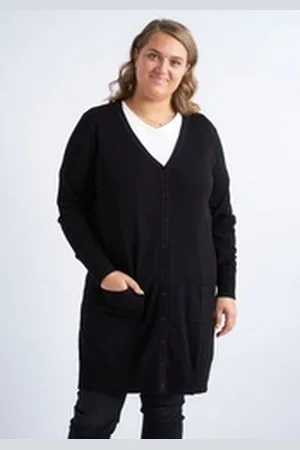 ADIA Cardigan mit Eingrifftaschen schwarz XS (38/40)