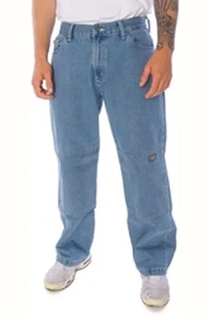 Dickies Loose-fit-Jeans Jeans Double Knee Denim blau 30