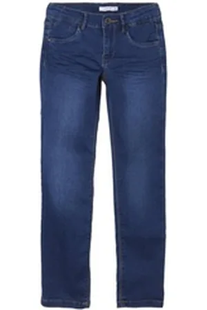 NAME IT Slim-fit-Jeans Salli (1-tlg) Plain/ohne Details blau 98