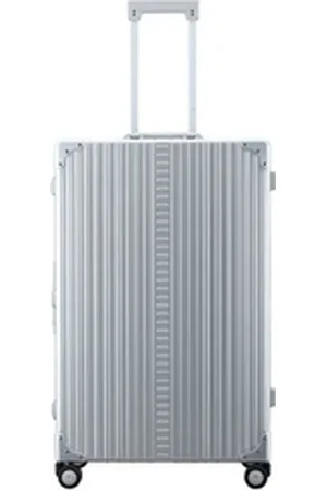 Aleon Hartschalen-Trolley Traveler, 4 Rollen, Aluminium silberfarben