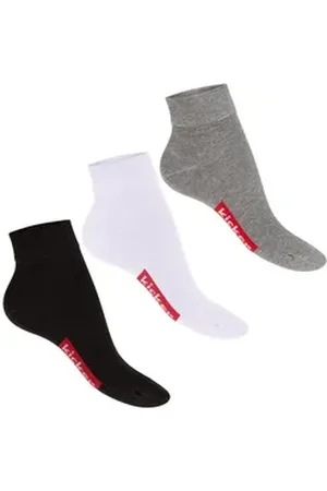 Kickers Kurzsocken Damen und Herren Sport Fan Socken kurze Baumwollsocken grau|schwarz 39-42