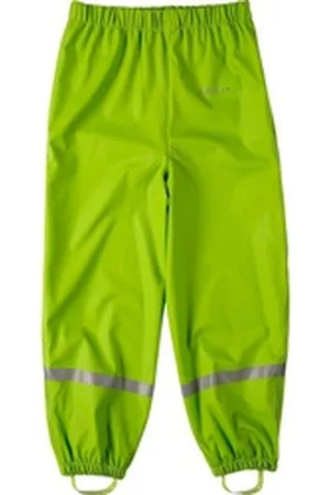 BMS Regen- und Matschhose Regenbundhose für Kinder 100% wasserdicht nachhaltig ideal für den Waldkindergarten grün
