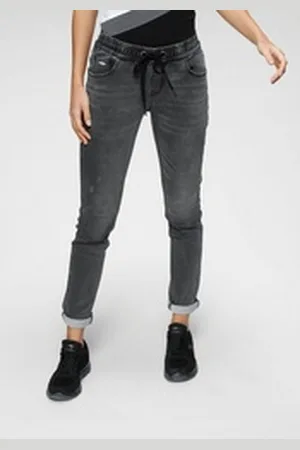 KangaROOS Jogg Pants entspannte Passform, weite Beinform grau 38