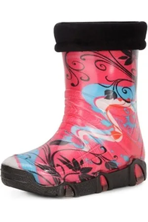 Ladeheid Kinder Regenstiefel Gefüttert Swk2020 Gummistiefel bunt|rosa 23/24