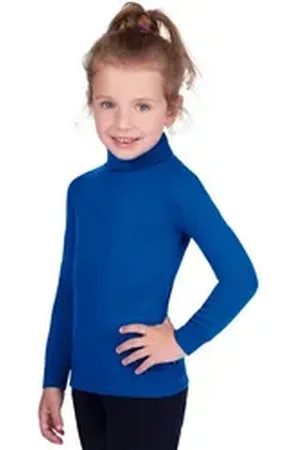 Trigema Rollkragenshirt Langarm Ski- und Sport-Rollkragenpullover (1-tlg) blau 92