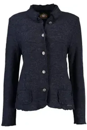 Hammerschmid Trachtenjanker Walkjacke Baden marine in hochwertiger Natur-Qualität blau 48