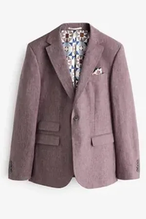 Next Baukastensakko Anzugsakko aus Leinenmix (1-tlg) rosa 44 (GB: 34R)