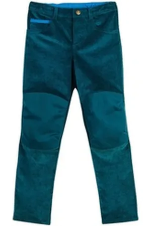 FINKID Outdoorhose Kuusi Cordhose mit Kniebesatz schmal deep teal 100/110 100/110