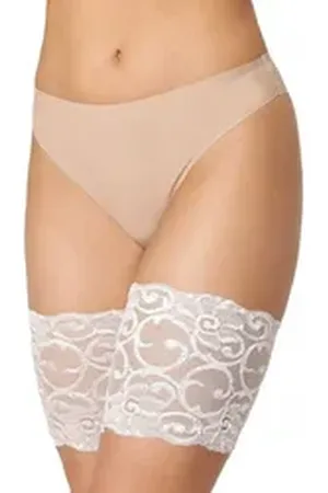 Merry Style Strumpfband Damen Oberschenkelbänder MS10-437 beige XL