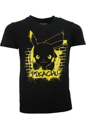 Pokemon POKÉMON T-Shirt Pokemon Pikachu Jungen Kinder Shirt Gr. 110 bis 152, Schwarz oder Grau schwarz 110/116