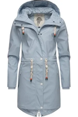 Navahoo Regenjacke Tropical Stormoo Wasserdichter Damen Outdoor Regenmantel blau S (36)