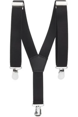 Ladeheid Hosenträger Kinder Hosenträger 60 cm x 2,5 cm S2 (1-St) schwarz