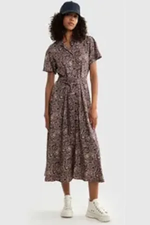 Big Star Shirtkleid NAHAI bunt M
