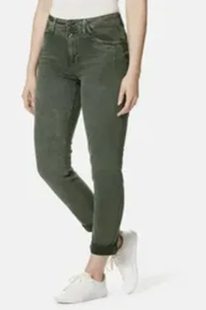 Stooker Women Boyfriend-Jeans Davos Colour Denim Boyfriend Fit Jeans Boyfriend Fit Casual Denim Lässige Passform für Damen grün 36