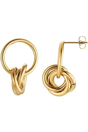 Steel_art Heideman Paar Ohrstecker Lijan goldfarben (Ohrringe, inkl. Geschenkverpackung), Ohrstecker Männer goldfarben