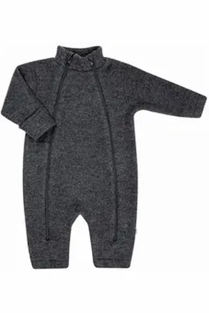 Joha Schneeoverall Wagenazug Wollfleece Merinowolle beige 56/62