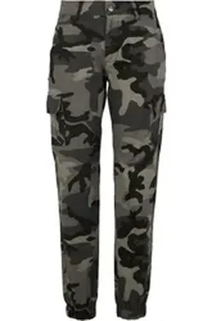 Urban classics Funktionshose Ladies High Waist Camo Cargo Pants 27