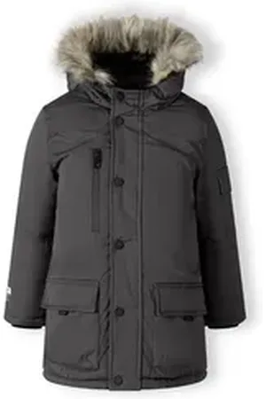 Minoti Parka Gefütterte Jacke mit abnehmbarem Kunstfell (2y-14y) grau 98-104cm