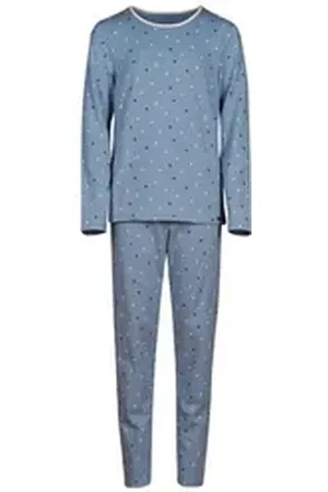Skiny Pyjama Mädchen Pyjama lang Night In Pyjama (Stück, 1 tlg) - blau 140
