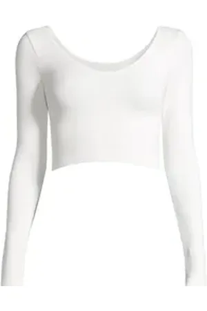 Aeropostale Langarmshirt (1-tlg) Plain/ohne Details weiß L