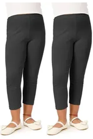 Merry Style Leggings 2 Pack Mädchen 3/4 Capri MS10-131 (2-tlg) elastischer Bund schwarz 122