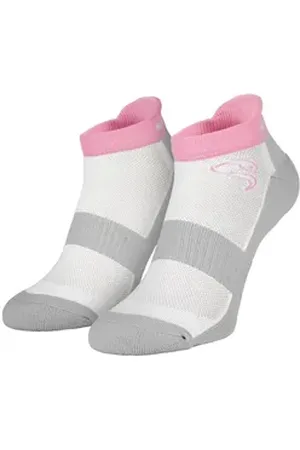 Black Snake Sportsocken Komfortable Unisex-Laufsocken mit Polsterung und Kompression – 2er Set (2-Paar) rosa 39/42