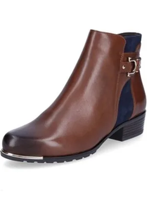 Caprice Damen Stiefelette cognac Stiefelette braun 38 EU